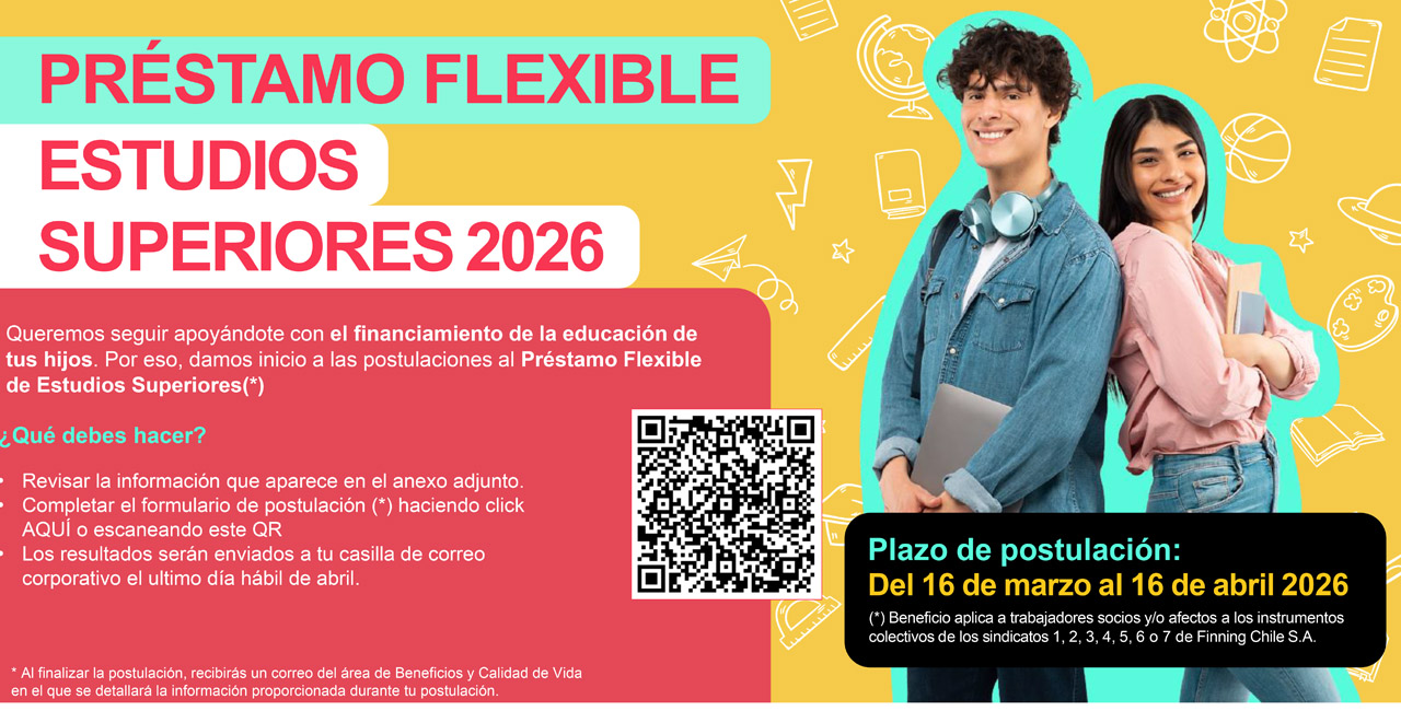 PRESTAMO FLEXIBLE ESTUDIOS SUPERIORES 2026
